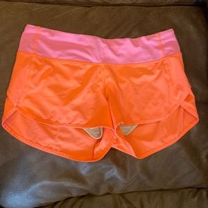 Lululemon Speed Up Shorts Low Rise